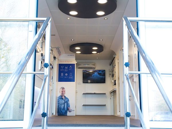 Mobile Showroom Entrance View