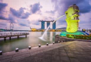 Merlion statue