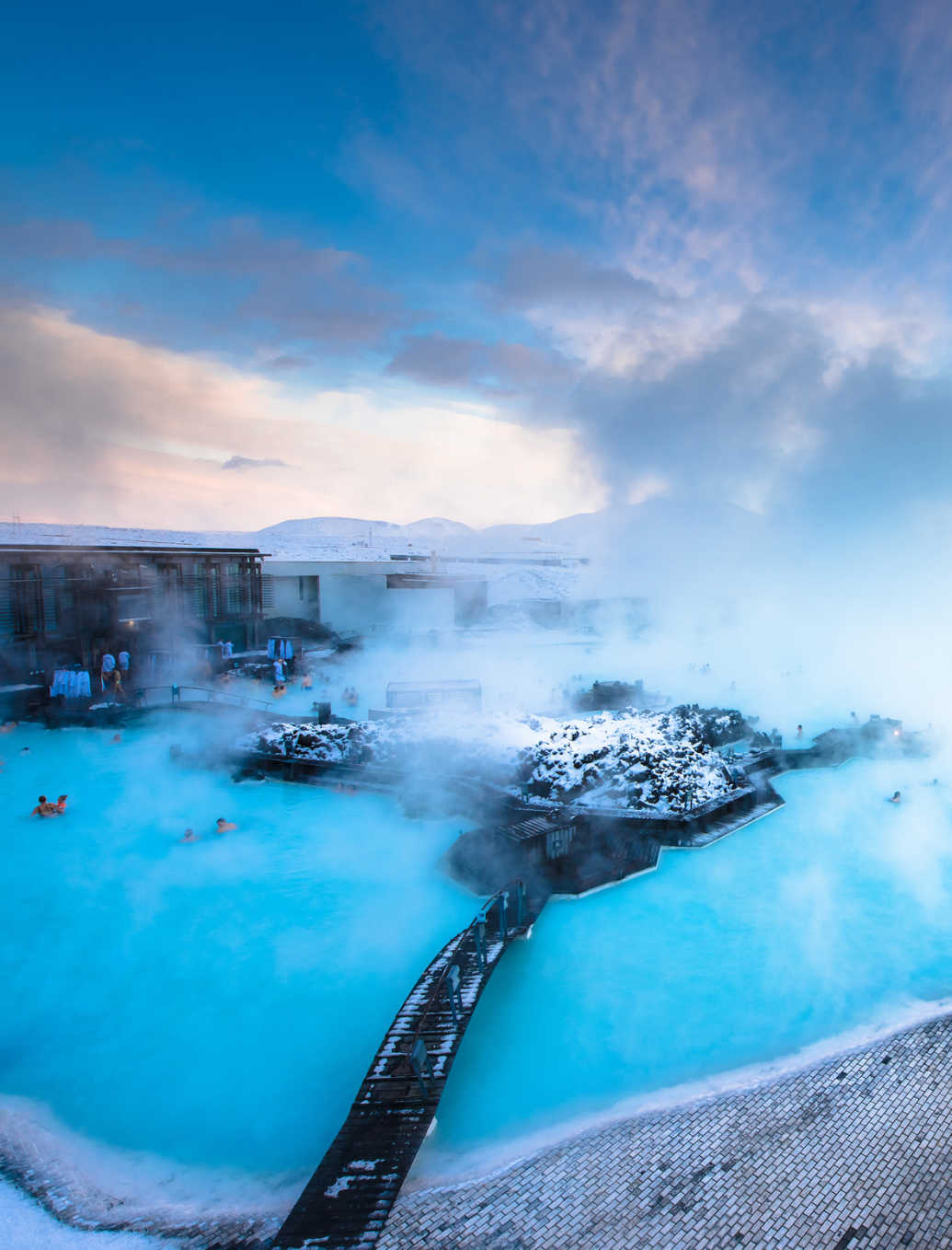 Blue Lagoon geothermal spa in Iceland