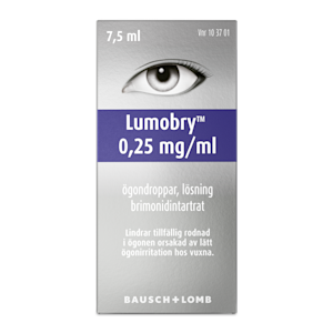 Lumobry 0,25 mg/ml ögondroppar, 7,5 ml från Bausch + Lomb.