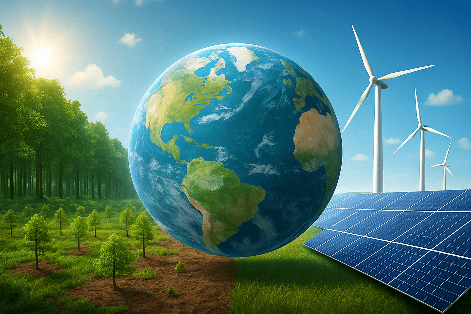 carbon offsetting with reforestation and renewable energy