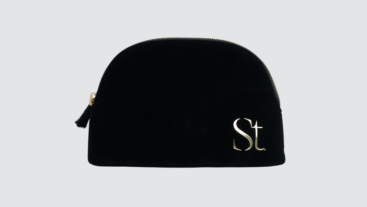velvet monogram bag