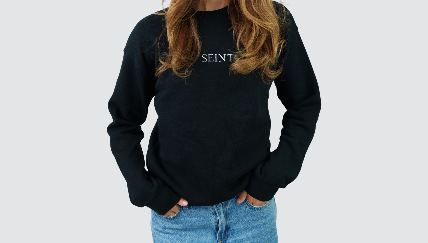 drop shoulder sweatshirt