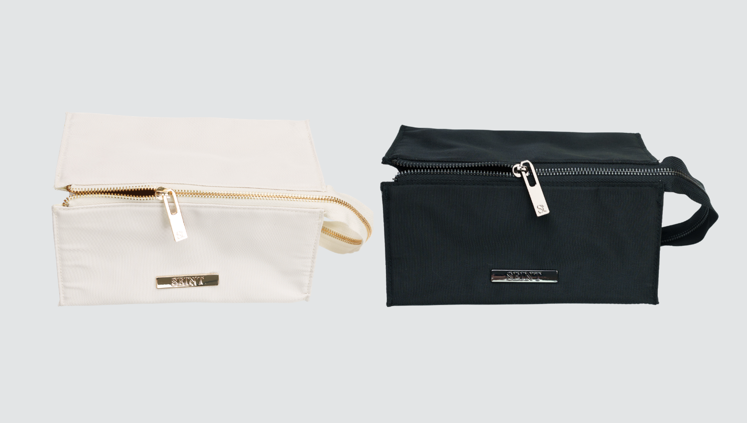 off white or black makeup cube