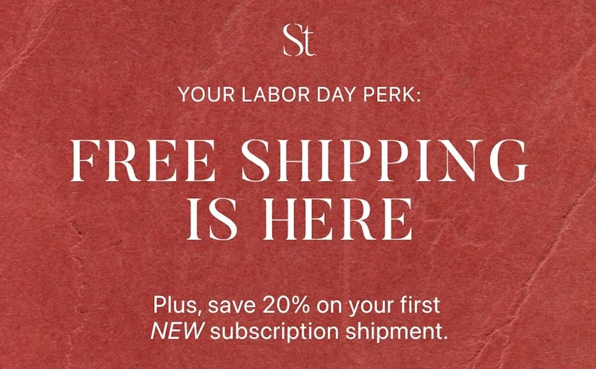 Labor Day 2026: Free Shipping + More
