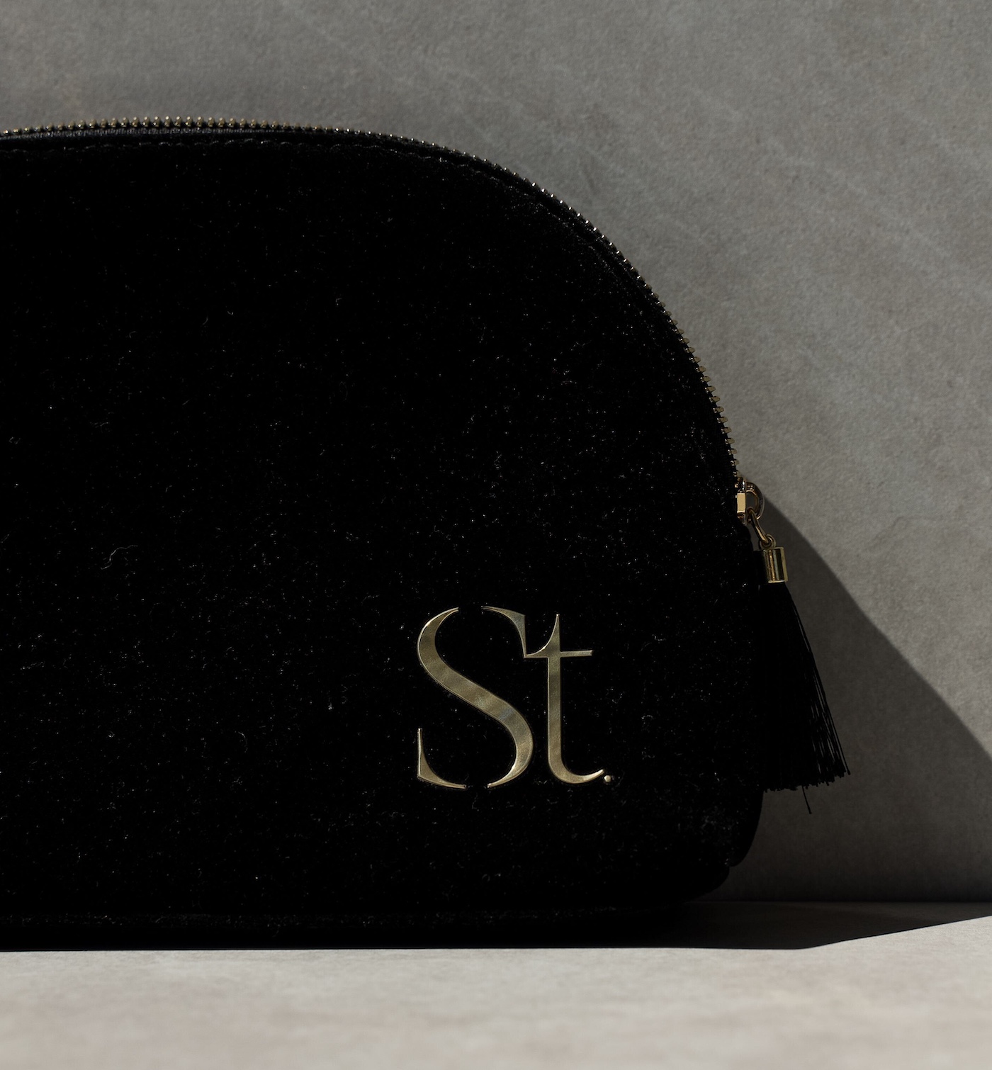 black velvet bag