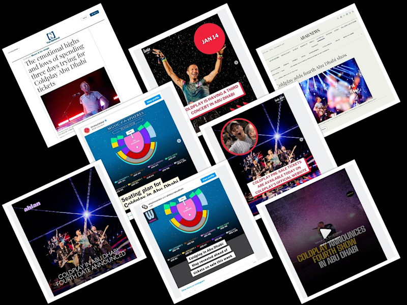 Coldplay coverage