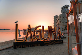 Laguna brightened sign