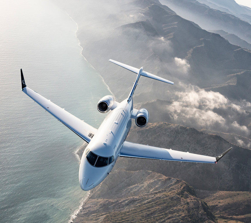 Bombardier jet