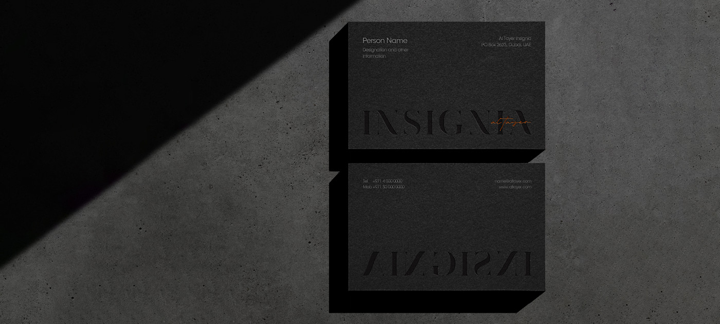 Al Tayer Insignia Business Cards