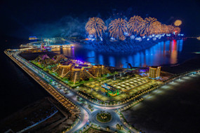 Al Marjan Island fireworks