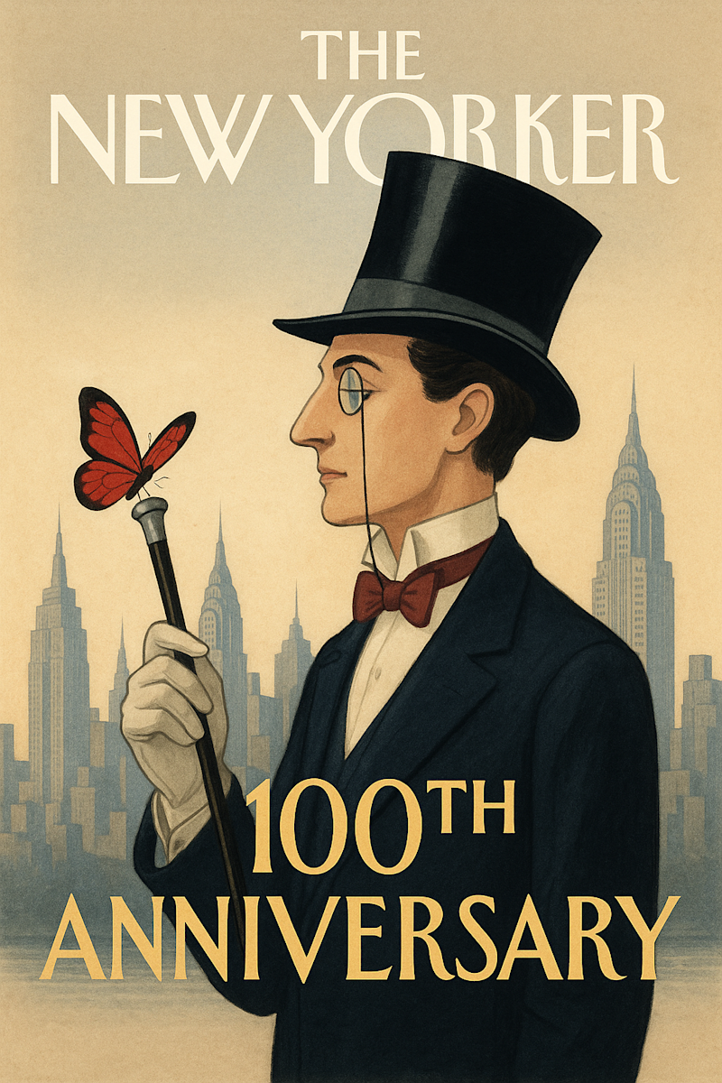 New Yorker 100 year cover photo