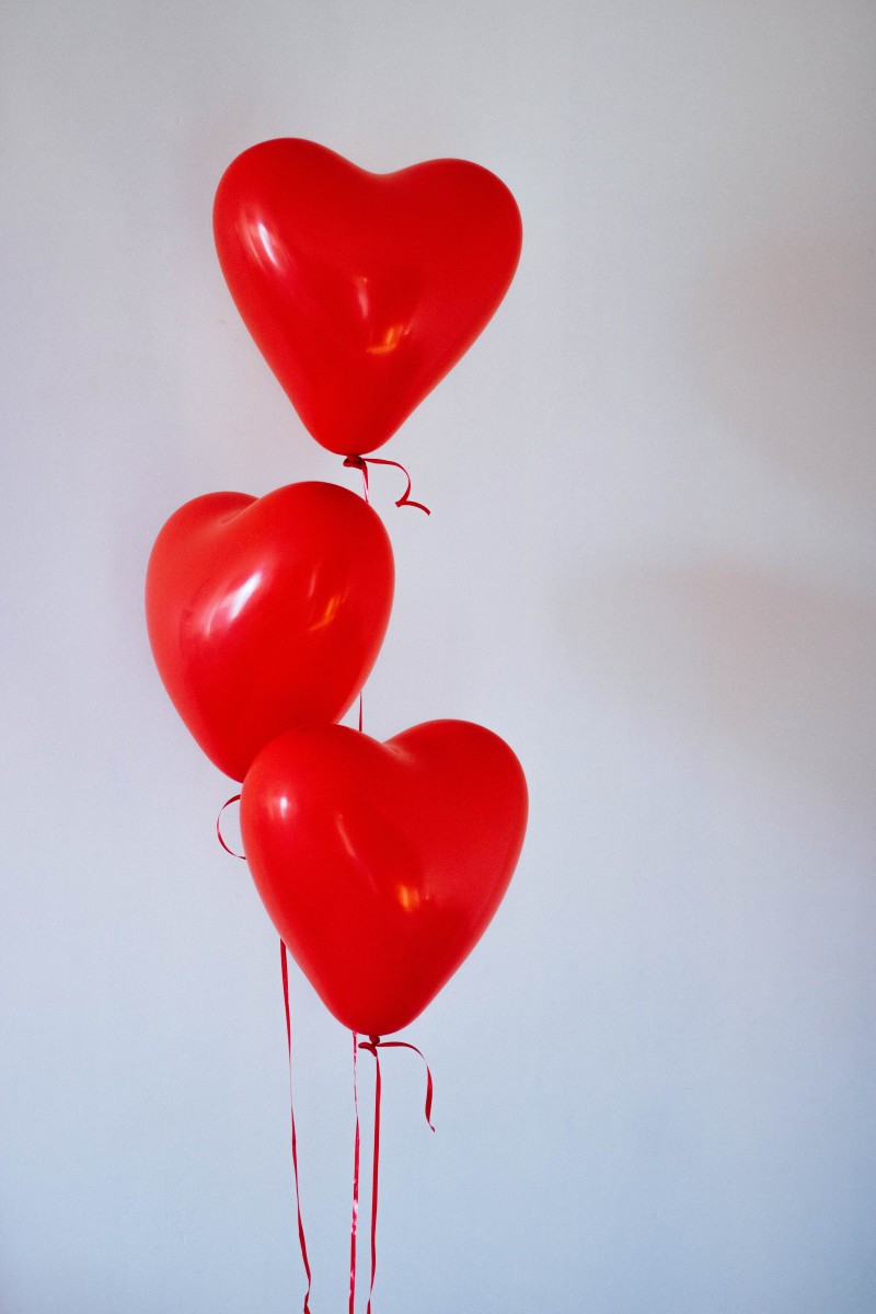 Valentine's Day balloons