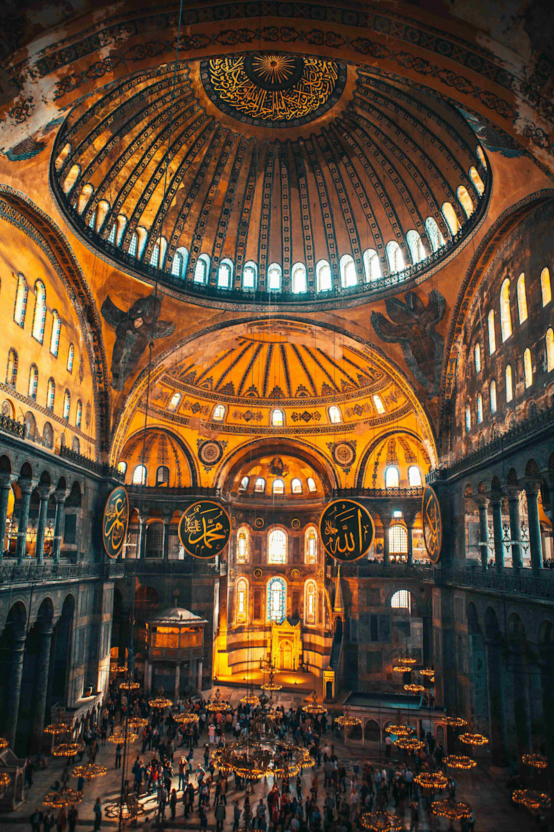 Inside Hagia Sophia
