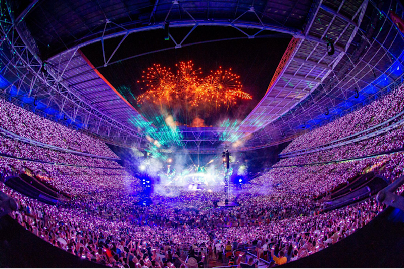 Fireworks at Coldplay