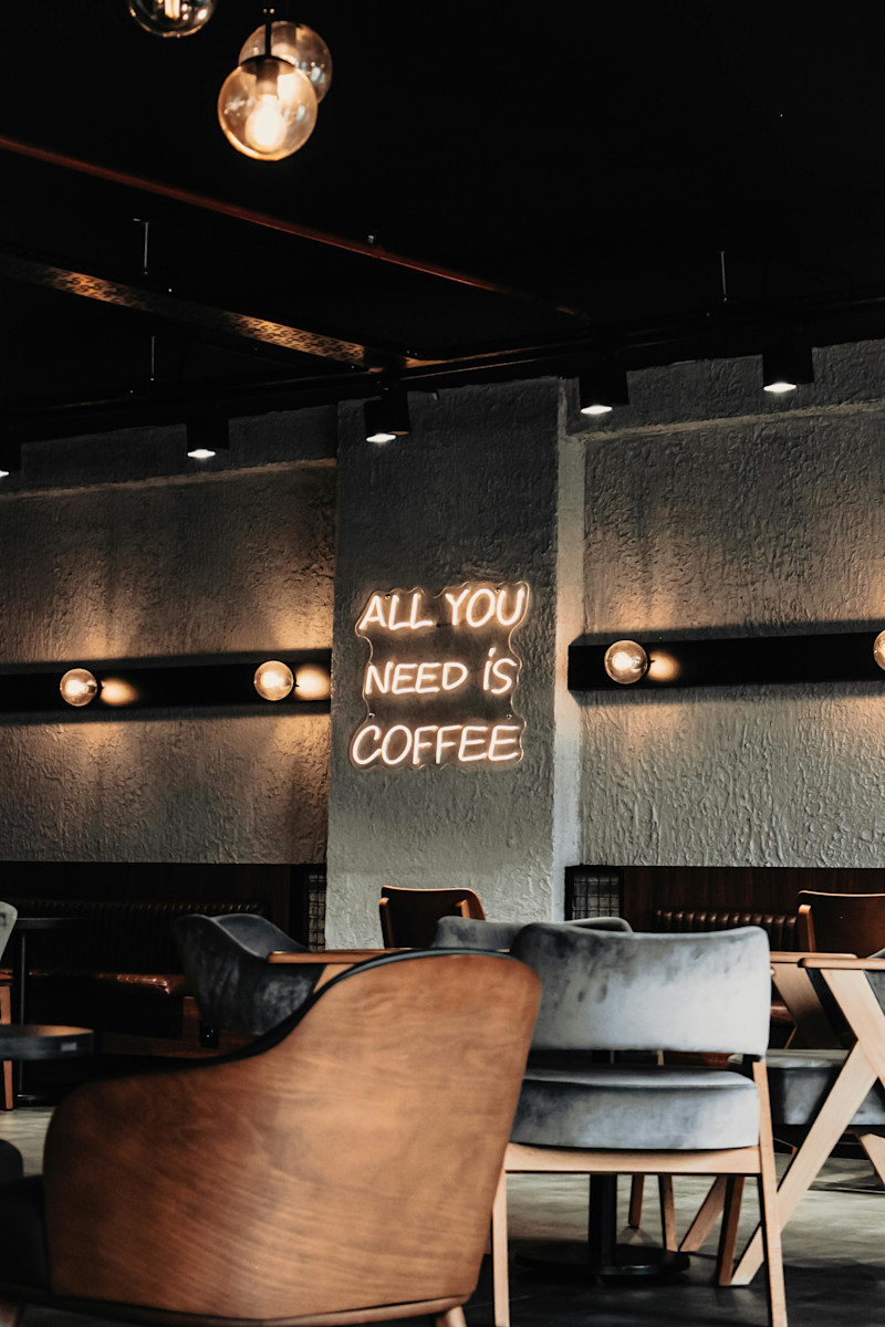 Trendy coffee shop