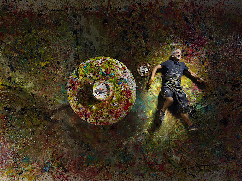 Yann with paint
