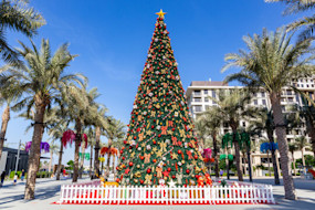 Christmas tree in Dubai