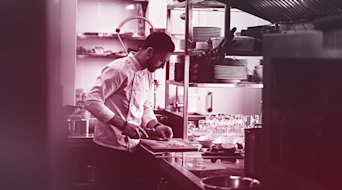 Chef in the kitchen