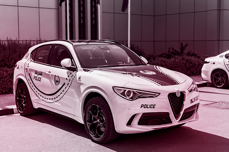 Alfa Romeo Police Car