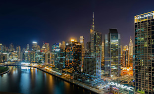 Hotels across the Dubai skyline