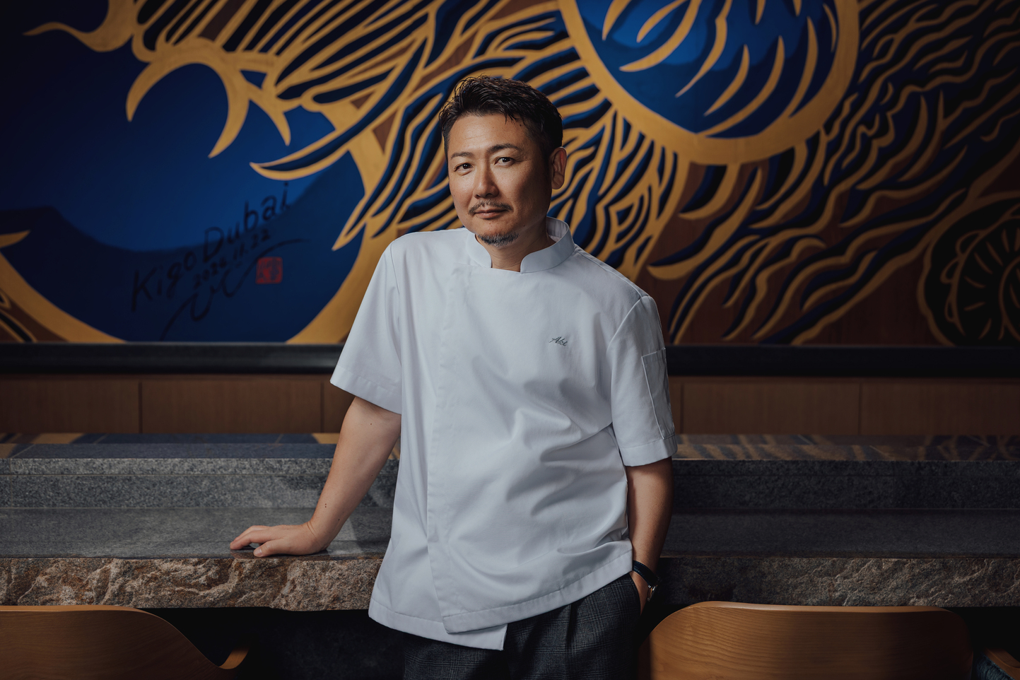 Head Chef Akinori Tanigawa at Kigo