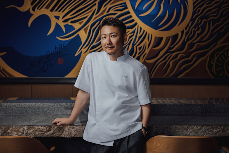 Head Chef Akinori Tanigawa at Kigo