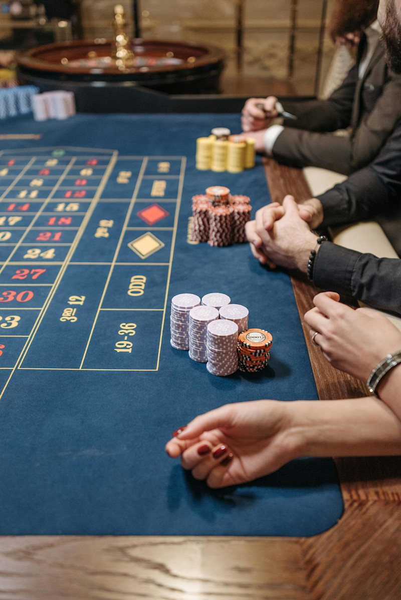 Roulette table