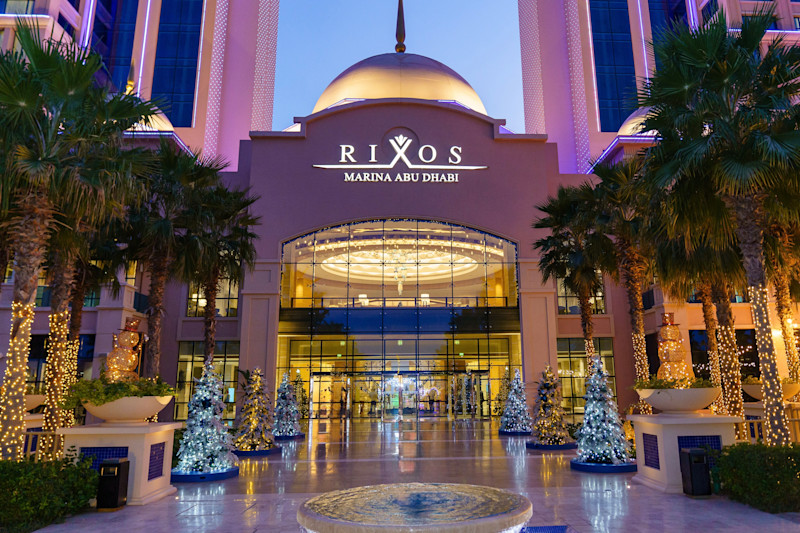 Rixos Marina Abu Dhabi at Christmas