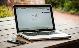 Google on laptop