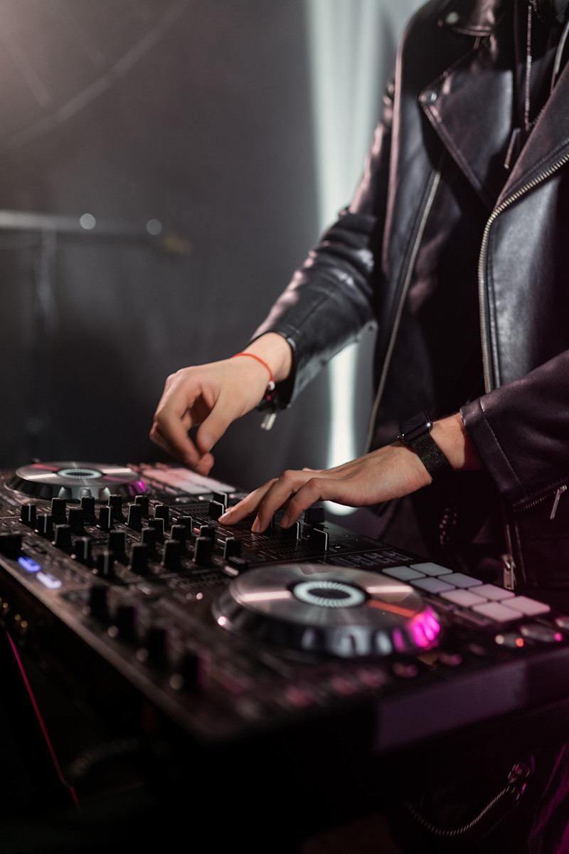 DJ performing