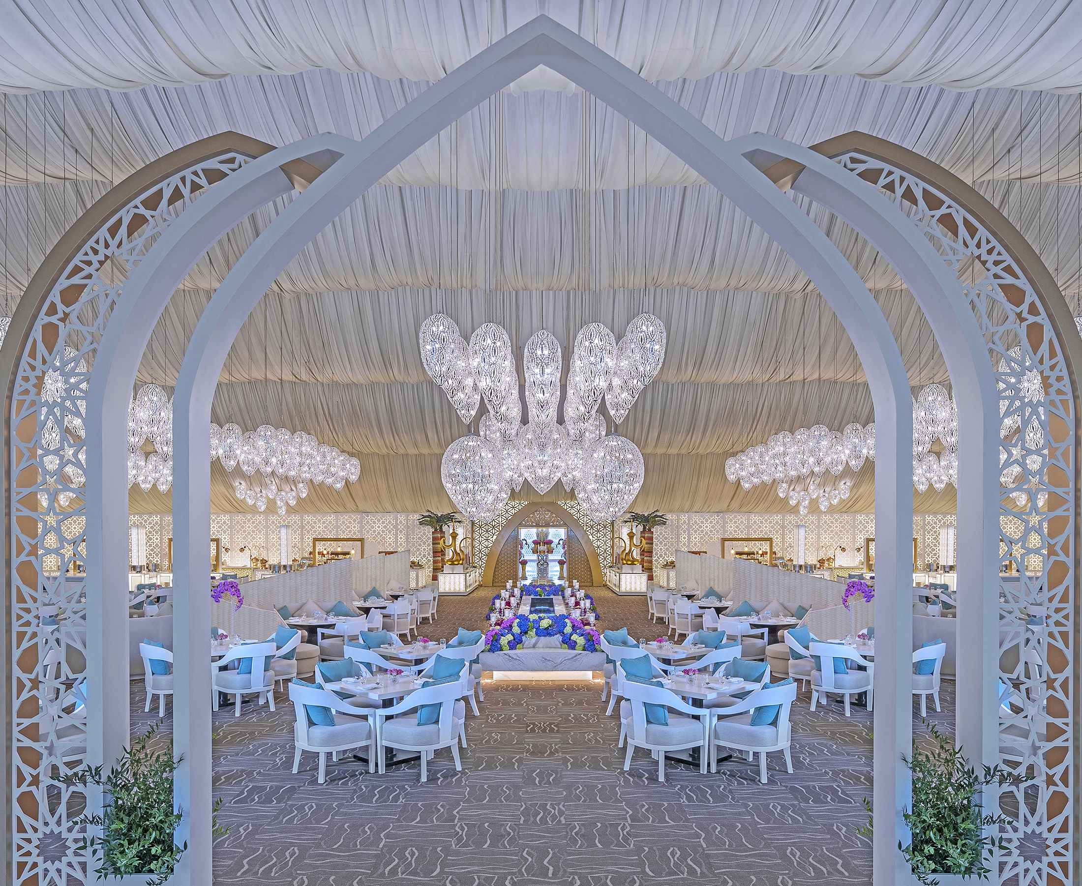 Atlantis the Palm tent