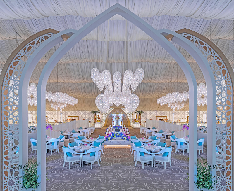 Atlantis the Palm tent