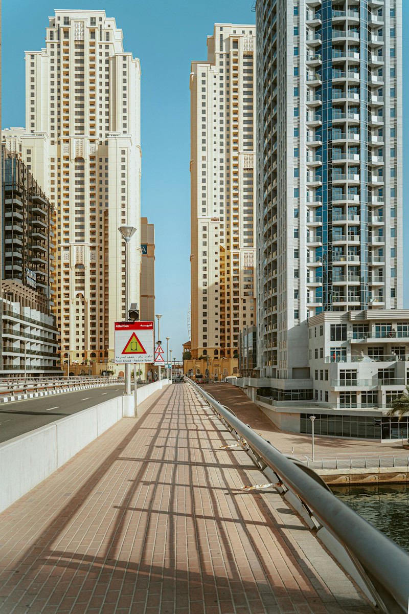 Dubai empty streets