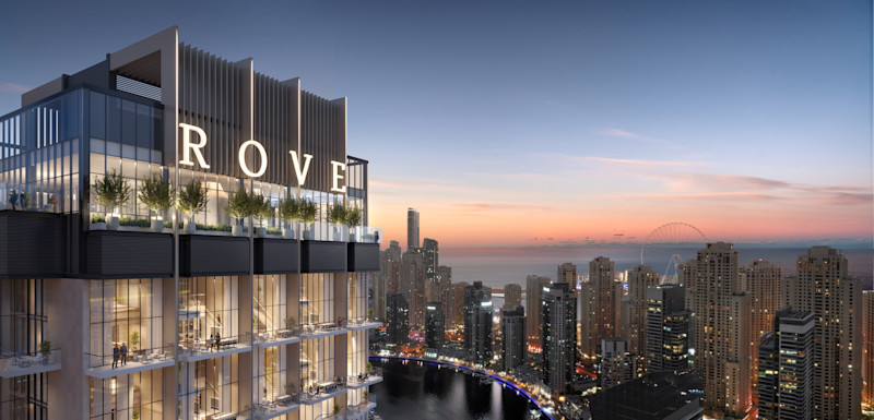 Rove Home Dubai Marina - Crown shot