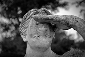 Confusing statue