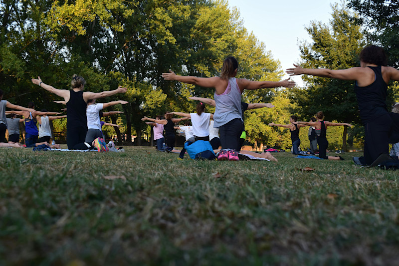 Yoga class