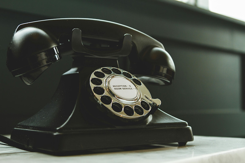 Old style telephone