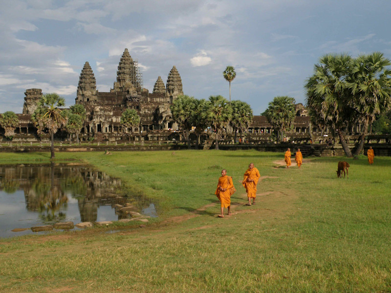 Buddist Monks at Angkor Wat