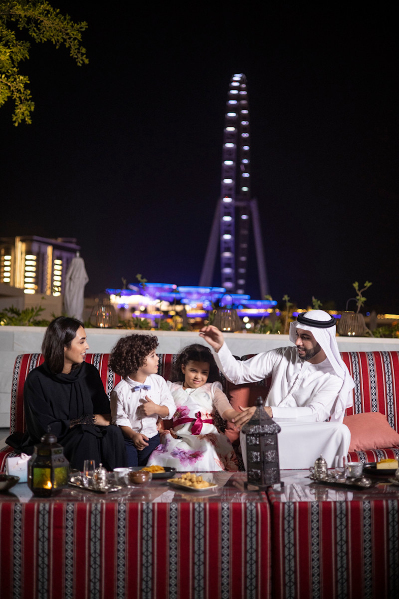 Family at iftar