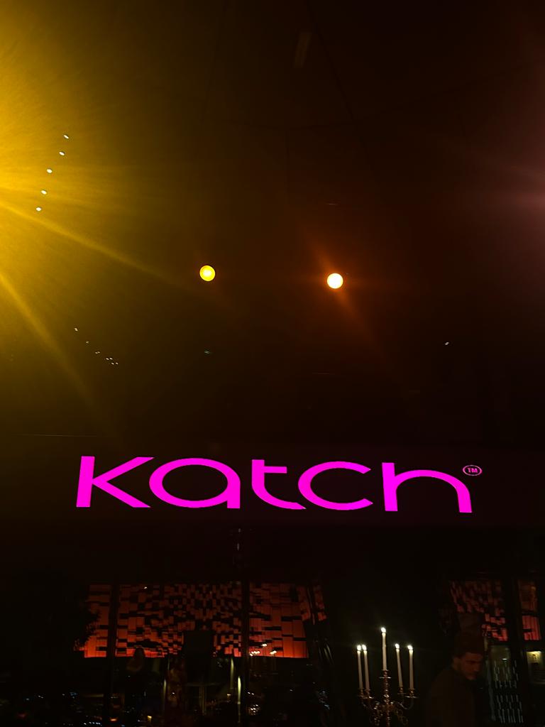 Katch signage at Play