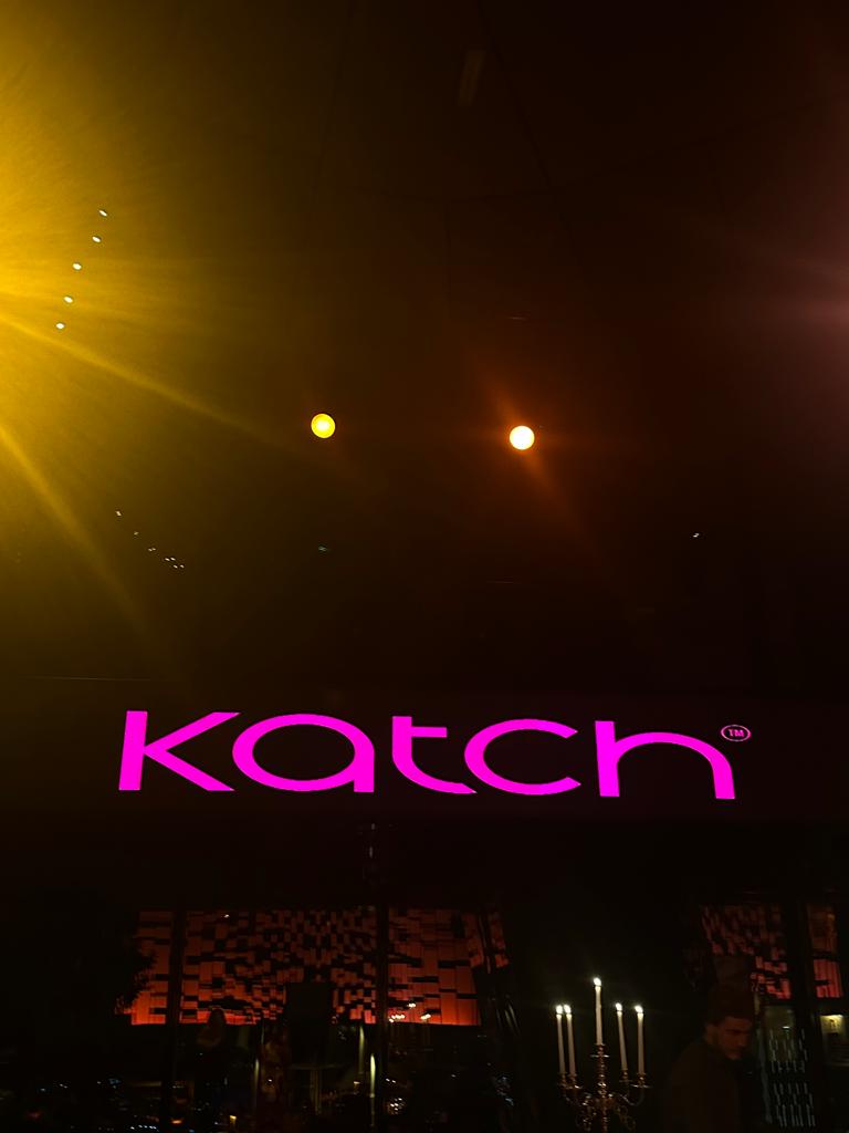 Katch signage at Play