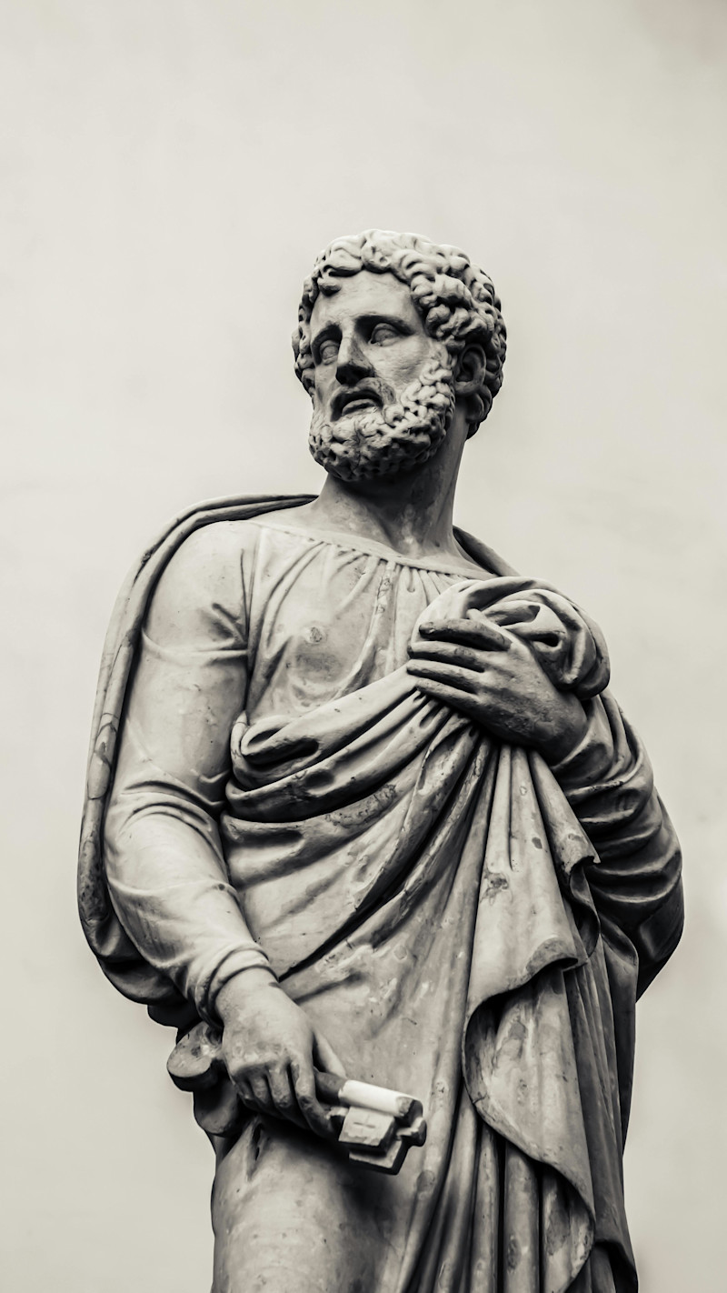 Statue of philosopher