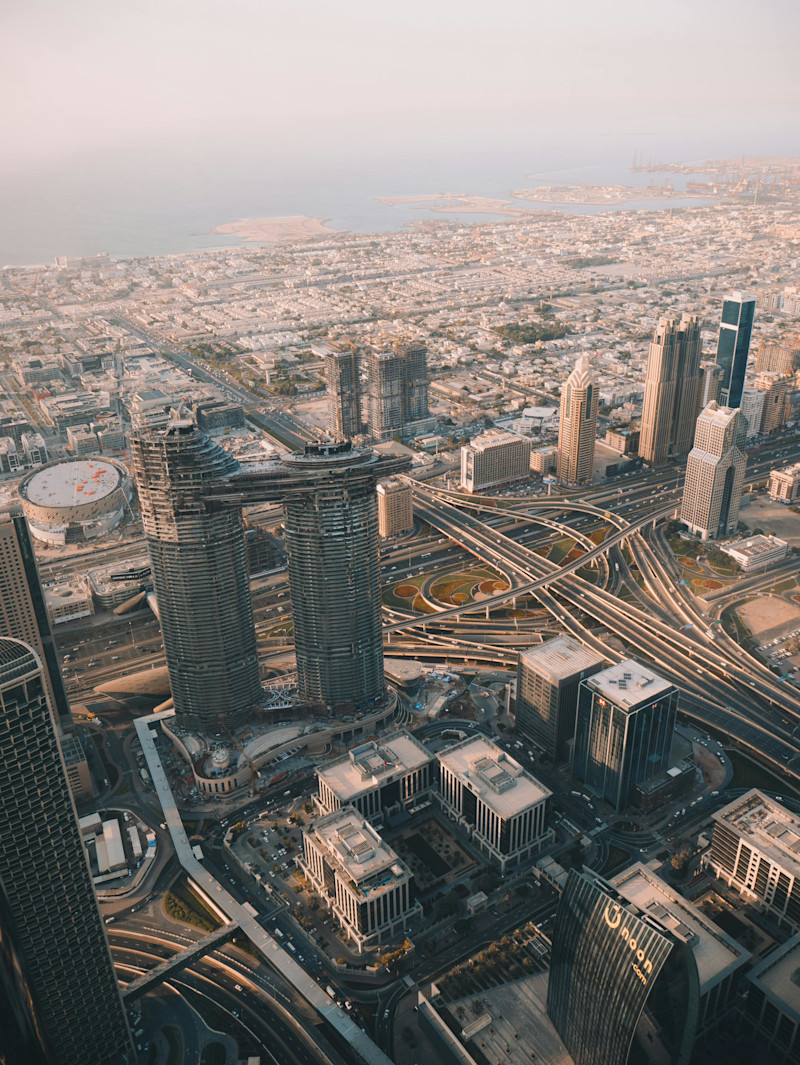Dubai elevated view