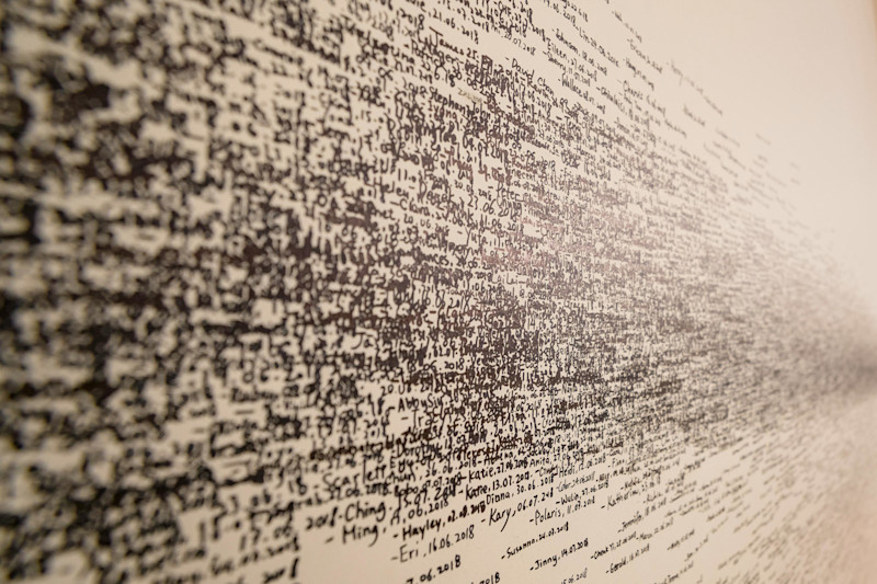 Words on the wall