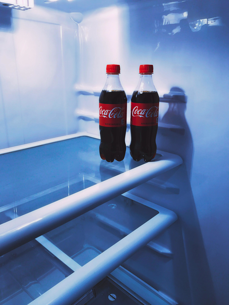 Coca Cola in a Fridge