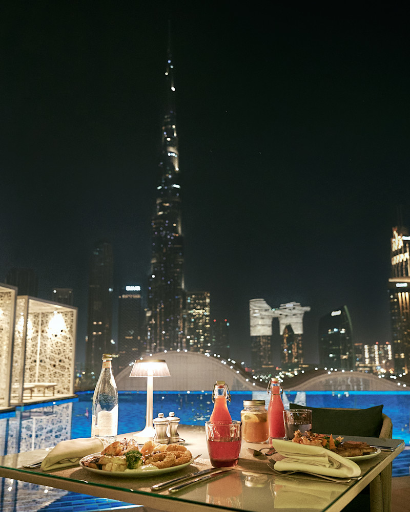 Diwali with Burj views