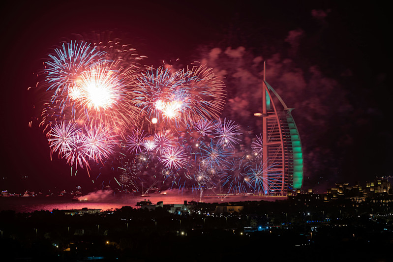 UAE National Day fireworks