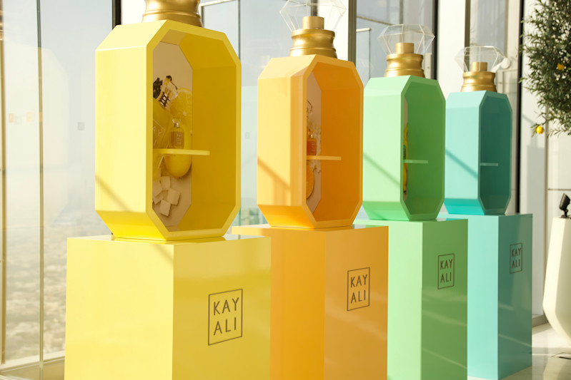 Kayali branded stands