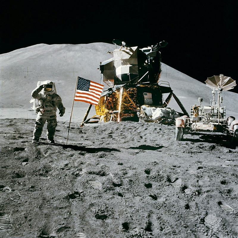 Man on the moon